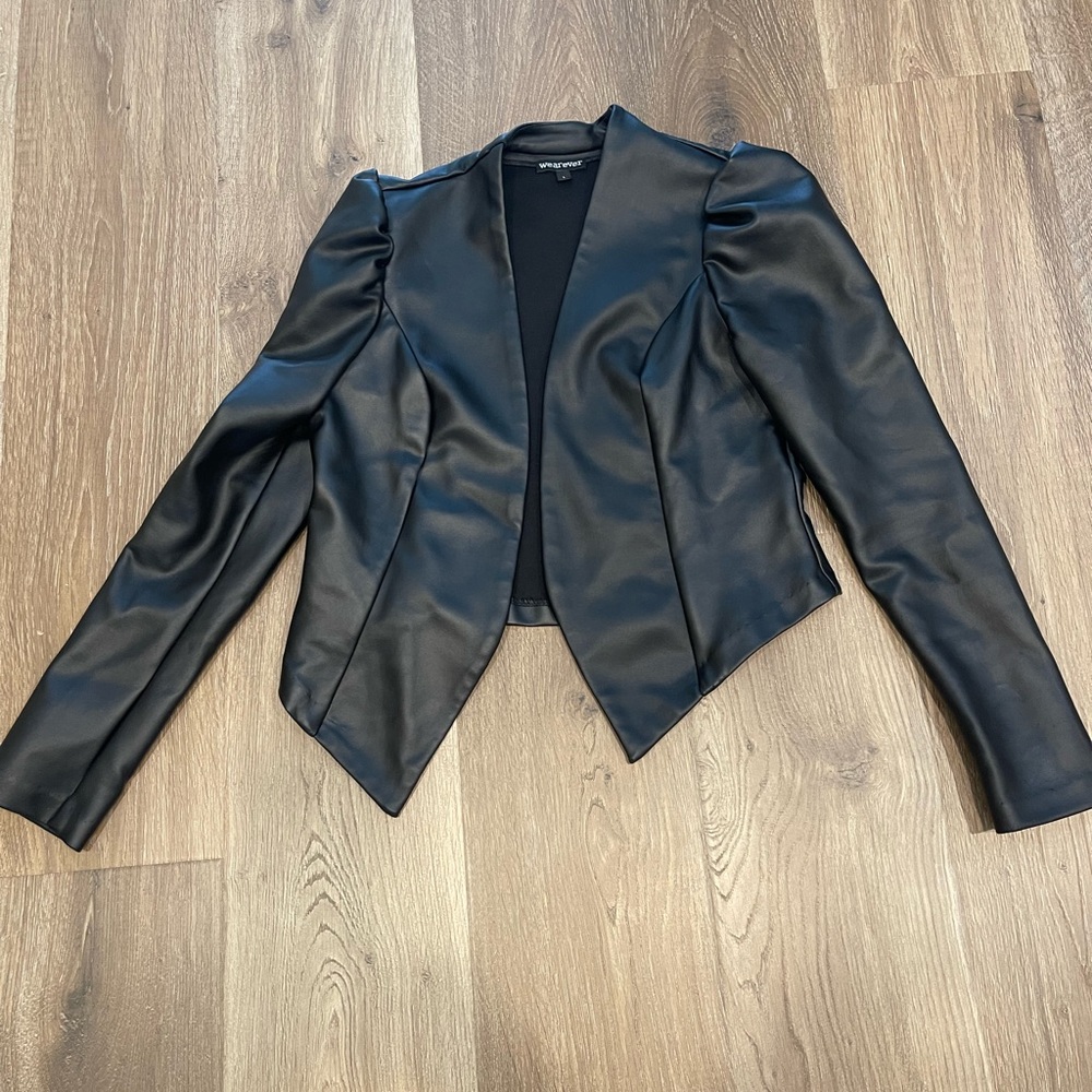 Faux Leather Jacket